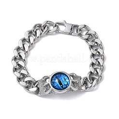 Браслеты из нержавеющей стали eye 201/304&nbsp;BJEW-F522-02P-01