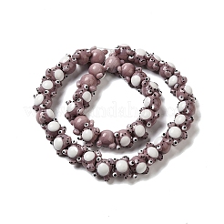 Бусы лэмпворк ручной работы&nbsp;LAMP-Z010-02F