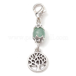 Decoraciones colgantes de aleación del árbol de la vida&nbsp;HJEW-JM02840