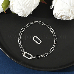 2 шт. 2 стиля 925 кольца с пружинным затвором из стерлингового серебра&nbsp;FIND-SC0020-64