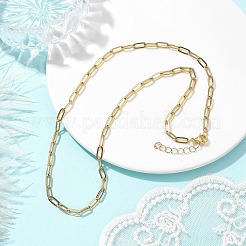 304 нержавеющая сталь скрепки цепочки ожерелья для женщин&nbsp;NJEW-JN04744