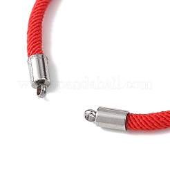 Изготовление браслета-слайдера из круглого нейлонового шнура&nbsp;AJEW-JB01461-01