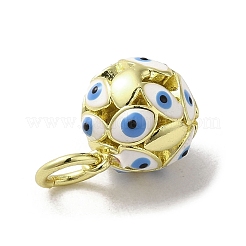 Латунь эмаль подвески&nbsp;KK-E092-12G-06