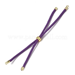 Cómo hacer pulseras con cordón trenzado de nailon redondo ajustable de 3 mm&nbsp;FB-CBAA152-04G-34