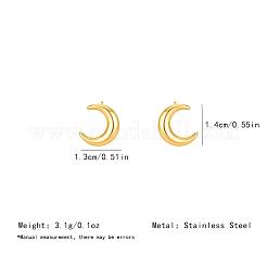 Minimalistische Mond-Ohrstecker aus Edelstahl 304&nbsp;OR3894