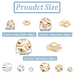 72 шт. 6-х стилевая стойка для гальванизации латунных бусин&nbsp;KK-FH0005-41
