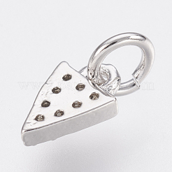 Латунные микро проложить кубического циркония подвески&nbsp;ZIRC-F083-025P-RS