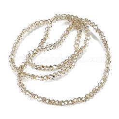Trasparenti perle di vetro placca fili&nbsp;EGLA-A039-T2mm-UA08