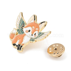 Эмалевые булавки лисы&nbsp;JEWB-I057-01KCG-01