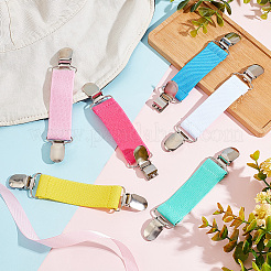 Ahademaker 6 шт. 6 цвета полиэстер ремешок держатели листов&nbsp;AJEW-GA0004-74