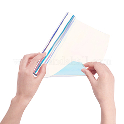 Klare Glitzer-PVC-Vinylgewebe&nbsp;DIY-WH0100-A-01