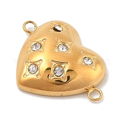 Ионное покрытие (ip) 304 нержавеющая сталь микропаве прозрачный кубический цирконий соединительные подвески&nbsp;STAS-S131-16G