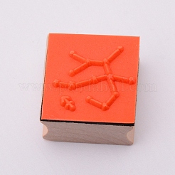 Francobolli di legno&nbsp;DIY-WH0175-46I