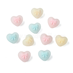 45 шт. 3-х цветные прорезиненные непрозрачные акриловые бусины&nbsp;OACR-CJ0002-56