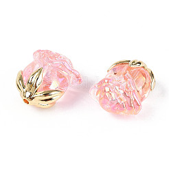 Уф-покрытие прозрачные акриловые бусины&nbsp;MACR-C029-06B-03