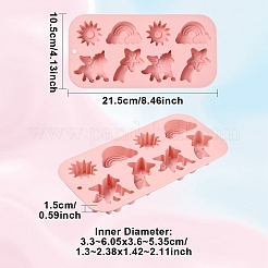 1шт солнце радуга метеорит силиконовые Молды своими руками&nbsp;DIY-YW0012-18