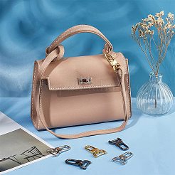 6 шт. 3 цвета из цинкового сплава поворотные застежки с когтями лобстера&nbsp;FIND-PH0008-62B