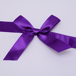 Атласная лента с бантом&nbsp;SRIB-WH0007-07F