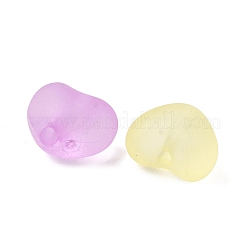 Матовые прозрачные акриловые бусины&nbsp;FACR-C001-01G