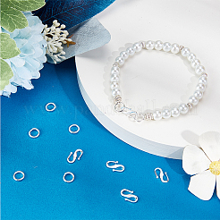 50 шт. латунные застежки-крючки&nbsp;KK-BBC0008-85S