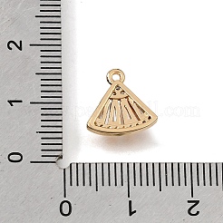 Messing micro pave klar zirkonia charme&nbsp;CU-K001-08G