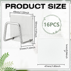 Подвесной стеллаж для хранения из нержавеющей стали&nbsp;AJEW-WH0696-183