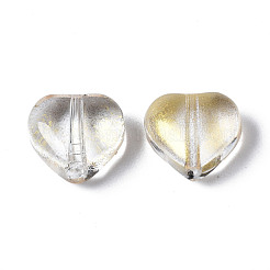 Perle di vetro verniciate a spruzzo trasparente&nbsp;GGLA-S054-012B-01