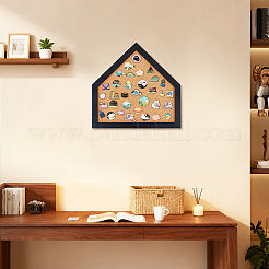 Plateau en liège pour présentoir de bijoux à broche mural&nbsp;AJEW-WH0554-68F