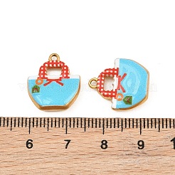 Pendentifs en acier inoxydable 304 émaillé imprimé&nbsp;SA-CBADC81-18G-03