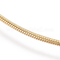 Fabricación de collares de cadena de serpiente redonda de latón&nbsp;MAK-L025-02G