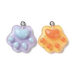 Мультяшные полупрозрачные подвески из смолы&nbsp;X-RESI-D071-01