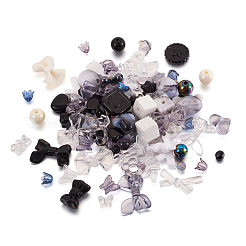 Непрозрачные и прозрачные акриловые бусины&nbsp;MACR-TA0001-48