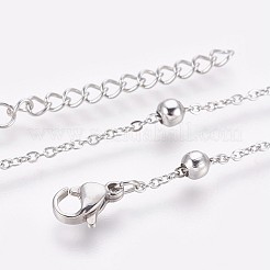 Ножные браслеты из нержавеющей стали 304&nbsp;LS-AJEW-P069-04P