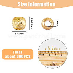 300 шт. Латунные бусины&nbsp;KK-HY0001-05