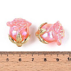 Непрозрачные акриловые бусины с УФ-покрытием&nbsp;MACR-C029-06A-02