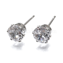 Кубического циркония уха шпильки&nbsp;X-STAS-E051-3D