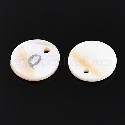 Pendentifs de coquillages d'eau douce naturelle&nbsp;SHEL-Q018-01A-Q-P