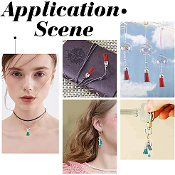 100 шт. Искусственная замша подвеска с кисточкой украшения&nbsp;FIND-SC0002-29A