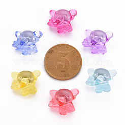 Прозрачные акриловые бусины&nbsp;X-TACR-S154-48B