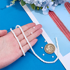 1 brin de perles en coquillage de troca naturel&nbsp;BSHE-PH0001-54