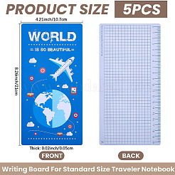 Diario cuaderno de viaje hoja de plástico&nbsp;OFST-CP0001-20B