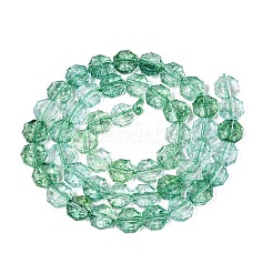 Transparentes craquements perles de verre brins&nbsp;GLAA-Q108-03A-08