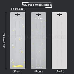 64 шт. 2 стили бумажных заколок для волос с демонстрационными карточками&nbsp;CDIS-NB0001-16