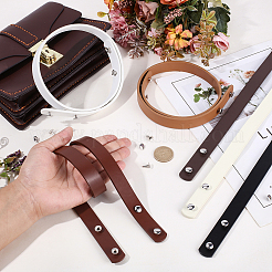 12 шт. 6 цвета ПУ искусственная кожа заклепочные ремни для сумки&nbsp;DIY-CL0002-37A