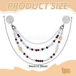 Broches plates rondes en fer&nbsp;JEWB-PH01306