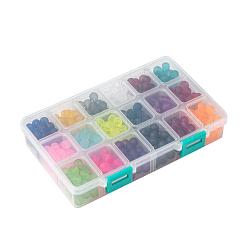 Perle di vetro trasparente 18 colori&nbsp;FGLA-JP0001-02-8mm