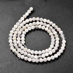 Бусины из натурального радужного лунного камня&nbsp;LS-G-RM2025-31-3mm