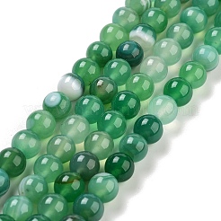 Натуральные полосатые агатовые / полосатые агатовые бусинки&nbsp;AGAT-8D-7