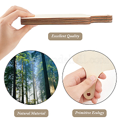 Мини деревянная разделочная доска с ручкой&nbsp;AJEW-GF0004-68