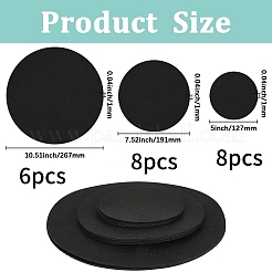 22 almohadilla antideslizante de fieltro de 3 estilos&nbsp;DIY-GF0011-30C